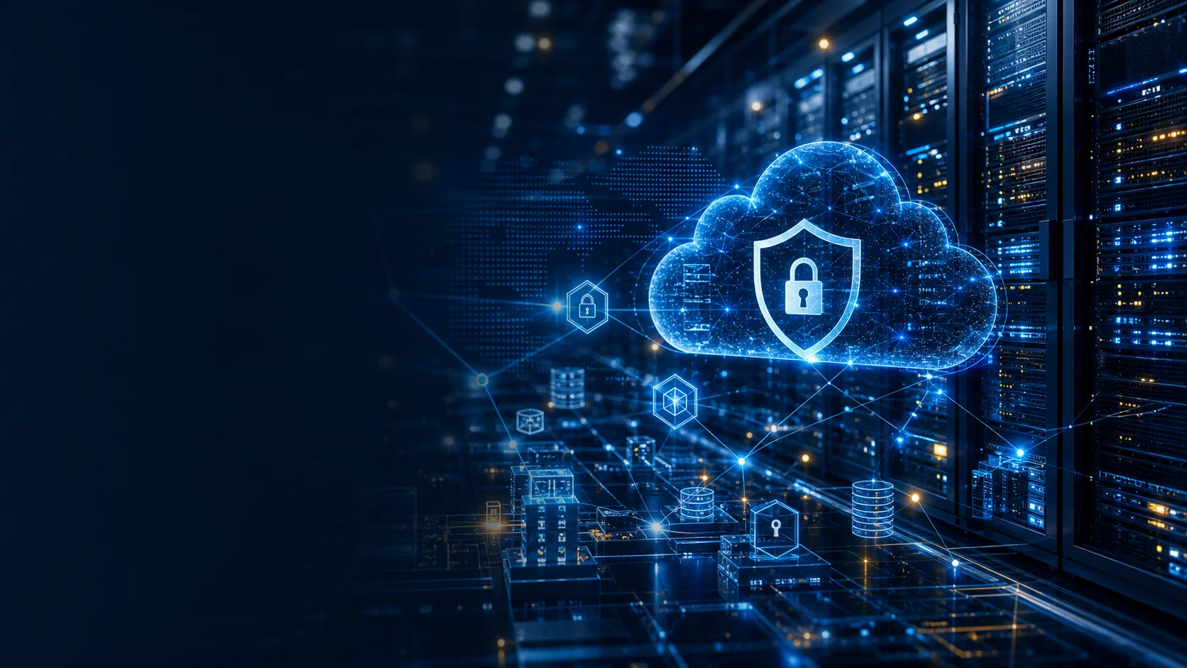 Cloud sécurisé et infrastructure cyber dans un data center premium